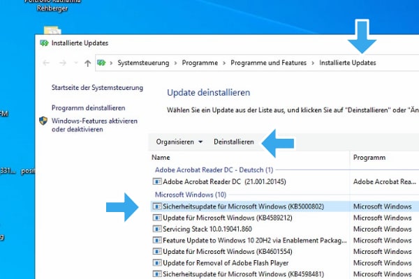 fehlerhaftes Update verursacht Bluescreen oder weiße Streifen am Ausdruck