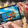 Windows 10 auf einem Microsoft Surface Pro 4 Tablet Computer.