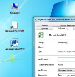 Windows Desktop Symbole werden nicht korrekt angezeigt