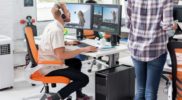 professioneller Videoschnitt mit einer Workstation